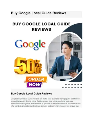 Buy Google Local Guide Reviewsusa