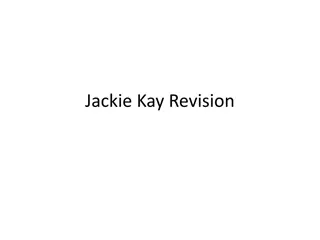 Analysis of Jackie Kay's Poems on Fear, Liberation, and Everyday Situations