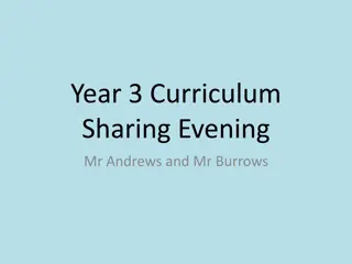 Year 3 Curriculum Overview for Parents