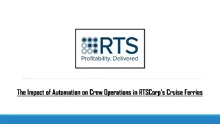 The Impact of Automation on Crew Operations in RTSCorp’s Cruise Ferries