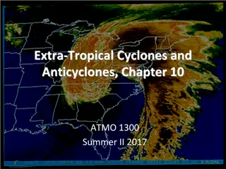 Extra-Tropical Cyclones and Anticyclones