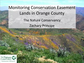 Conservation Easements and Monitoring in Orange County by The Nature Conservancy