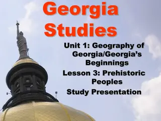 Prehistoric Peoples of Georgia: Paleo, Archaic, Woodland, and Mississippian Periods