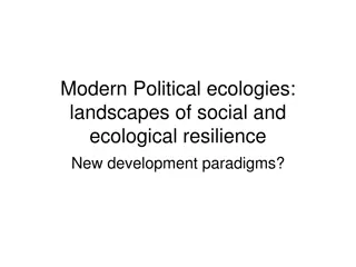 Exploring Modern Political Ecologies and Resilience Landscapes