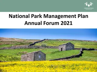 Yorkshire Dales National Park Management Plan - Annual Forum 2021