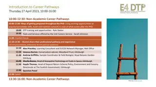 Exploring Non-Academic Career Pathways for PhD Students