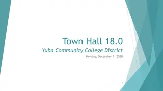 Yuba Community College District Town Hall Updates