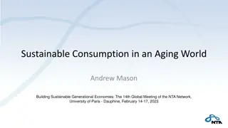 Sustainable Consumption in an Aging World: Challenges and Solutions