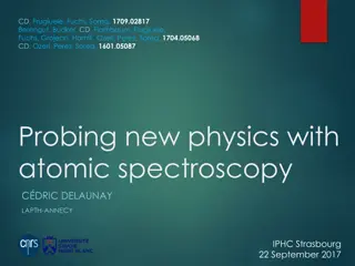 Exploring Physics Beyond the Standard Model through Atomic Spectroscopy