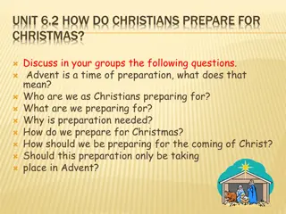 Preparation and Prophecies: How Christians Get Ready for Christmas