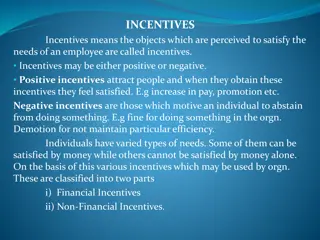 Incentives in Organizational Management