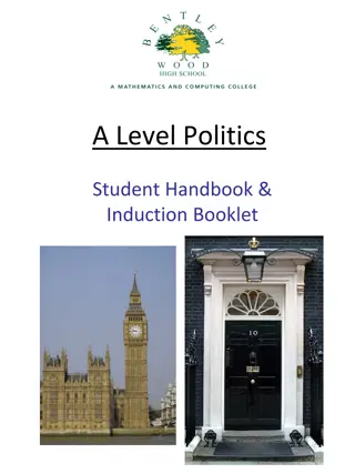 A-Level Politics Student Handbook & Induction Booklet