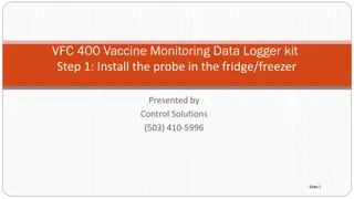 Installation Guide for VFC-400 Vaccine Monitoring Data Logger Kit