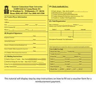 Step-by-Step Guide to Fill Out Voucher Form for Reimbursement Payment