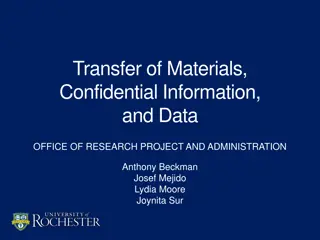 Guide to Material Transfer Agreements and Data Negotiations in Research