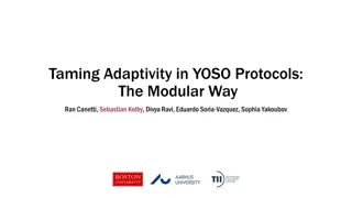 Taming Adaptivity in YOSO Protocols: The Modular Way