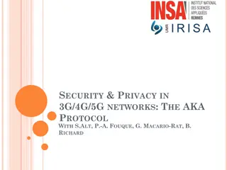 Security and Privacy in 3G/4G/5G Networks: The AKA Protocol