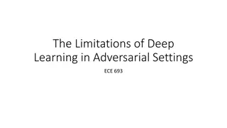 Limitations of Deep Learning in Adversarial Settings