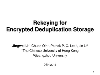 Efficient Rekeying for Encrypted Deduplication Storage