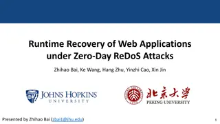 Understanding ReDoS Attacks in Web Applications