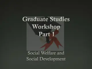 Graduate Studies in Social Welfare and Social Development