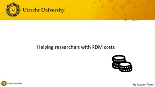 Supporting Researchers with Research Data Management (RDM) Costs by Jacques Flores