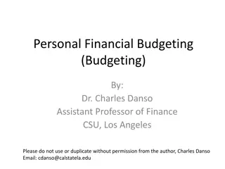 Personal Financial Budgeting Strategies for Wealth Building