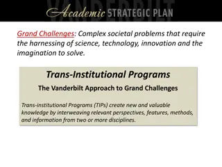 Vanderbilt's Trans-Institutional Programs for Solving Grand Challenges