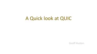 Understanding QUIC: A Quick Overview by Geoff Huston