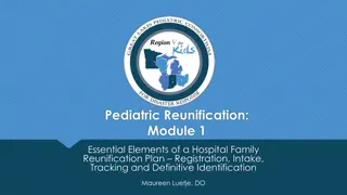 Essential Elements of Hospital Family Reunification Plan