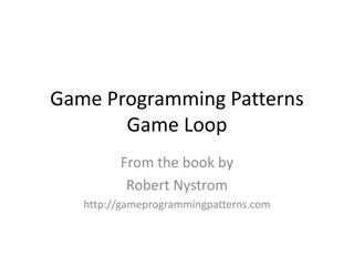 Game Programming Patterns Game Loop Summary