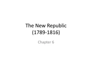 Insights into the New Republic (1789-1816): Government, Politics, and Founding of Washington D.C.