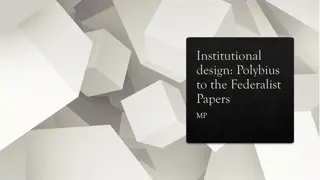 Evolution of Political Institutions from Polybius to the Federalist Papers