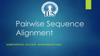 Sequence Alignment and Tools in Bioinformatics