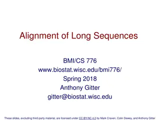 Large-Scale Sequence Alignment Techniques Overview