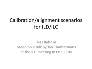 Alignment Scenarios for ILD/ILC Ties Behnke