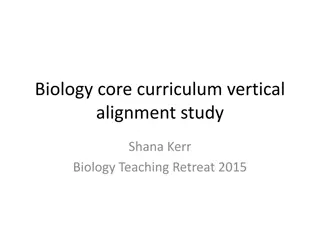 Enhancing Alignment Between Introductory Biology and Core Courses