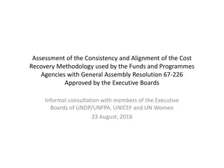 Assessment of Cost Recovery Methodology Alignment with General Assembly Resolution 67-226