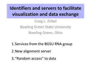 Identifiers and Servers for Data Visualization and Exchange