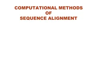 Understanding Sequence Alignment in Bioinformatics