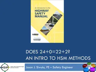 Highway Safety Manual (HSM) Methods