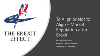 Market Regulation Alignment: Pre and Post-Brexit Analysis