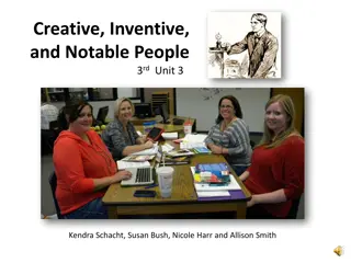 Creative and Notable Individuals in History