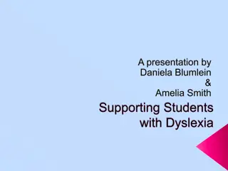 Supporting Students with Dyslexia: Understanding, Disclosure, and Reasonable Adjustments