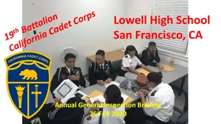 Lowell High School San Francisco, CA Annual Inspection Briefing 2020