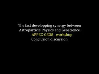 Enhancing the Synergy Between Astroparticle Physics and Geoscience: APPEC-GEO8 Workshop Insights