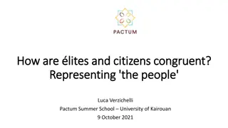 Understanding the Congruence between Elites and Citizens in Representation