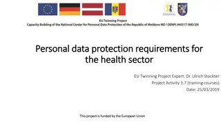 Personal Data Protection Requirements in the Health Sector: EU Twinning Project Overview