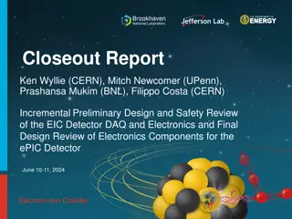 Closeout Report: Incremental Design Review of EIC Detector Electronics