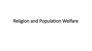 Religion and Population Welfare: Views on Birth Control in Christianity, Judaism, and Hinduism